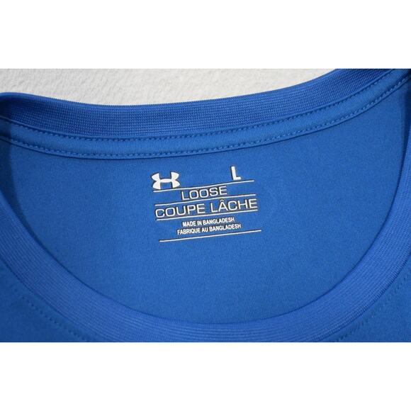 Under Armour Gym Shirt HeatGear Loose Performance Athletic Tee Mens Sz Large - Picture 6 of 8
